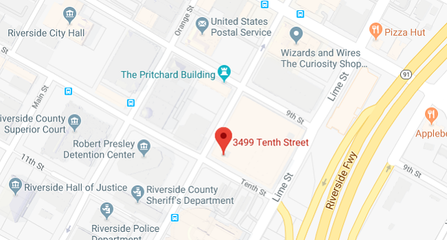 map displaying Excite Riverside